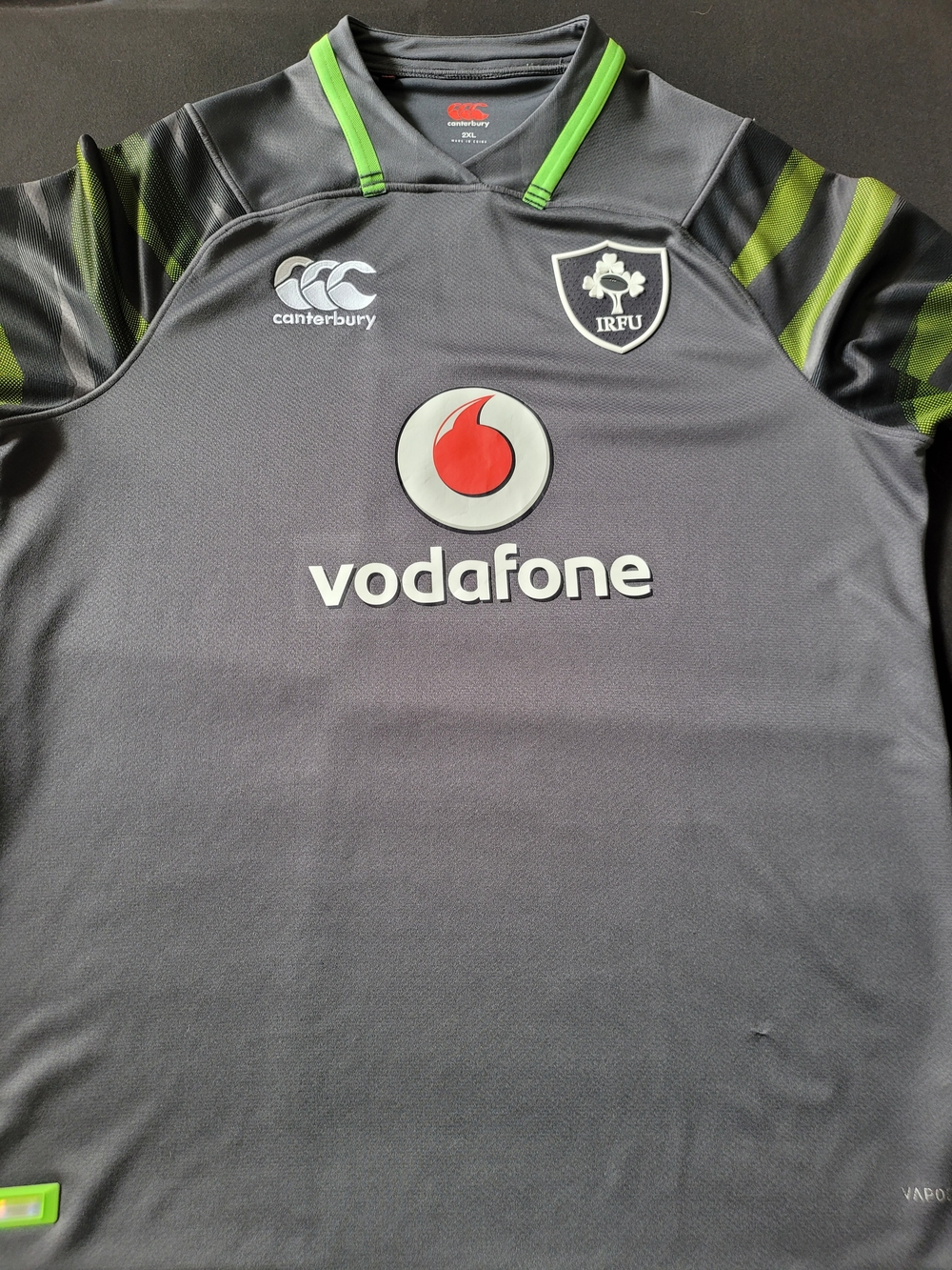 Canterbury IRFU Grey Vodafone Rugby Jersey